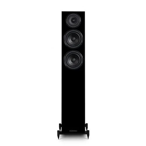 Denon RCD-N12DAB DAB  All-In-One System Black & Wharfedale Diamond 12.3 Floorstanding Speaker (Pair) Walnut Pearl